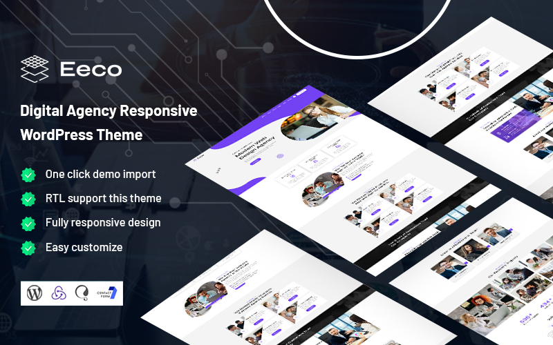 Eeco - Digital Agency Responsive WordPress Theme