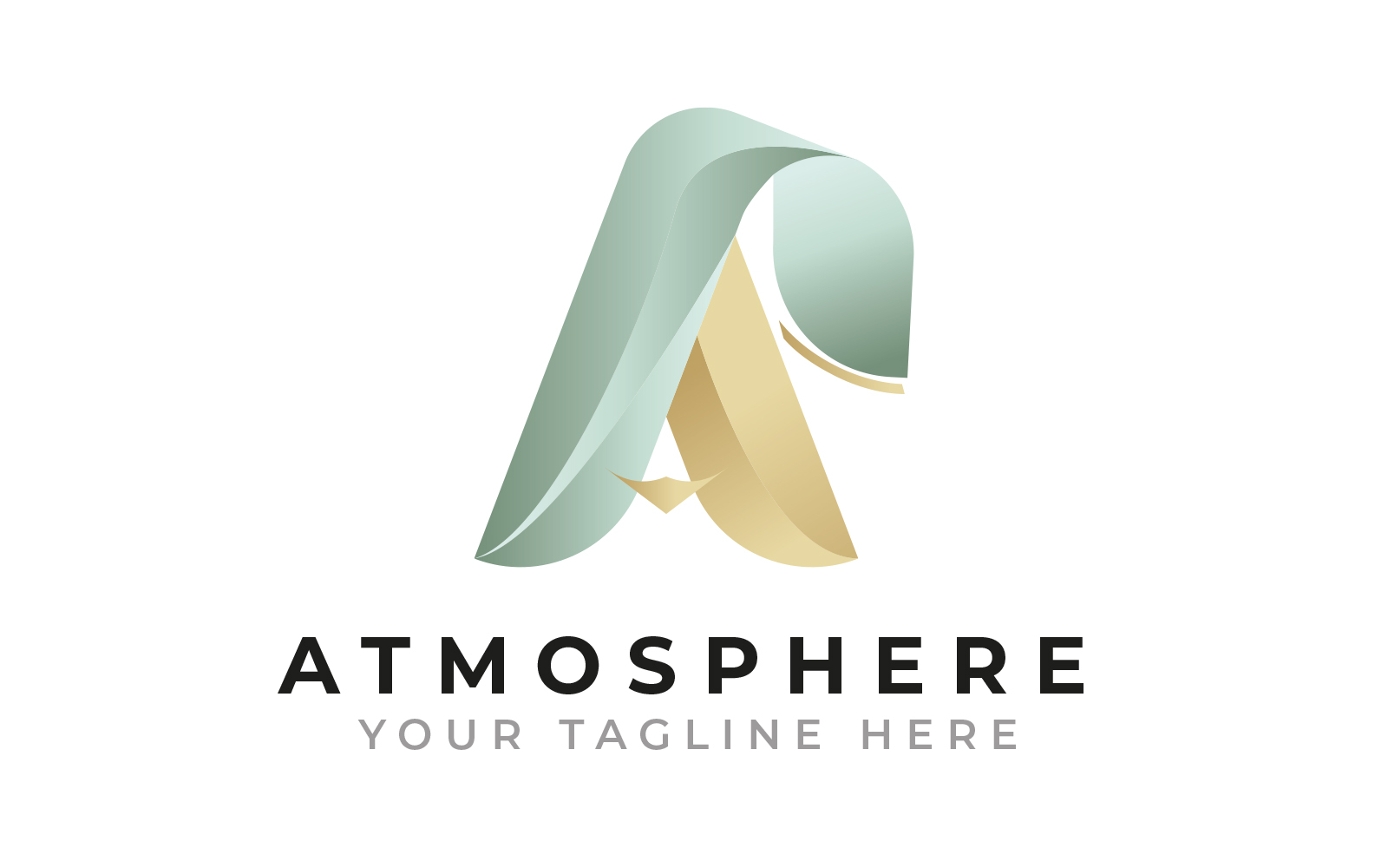 Atmosphere Lettre A Modern Logo Creative Art Templates