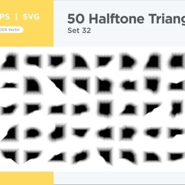 Halftone Abstract Vectors Templates 346213