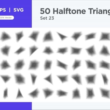 Halftone Abstract Vectors Templates 346298