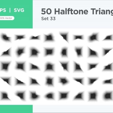 Halftone Abstract Vectors Templates 346308