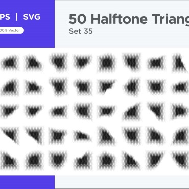 Halftone Abstract Vectors Templates 346310