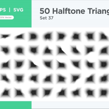 Halftone Abstract Vectors Templates 346312