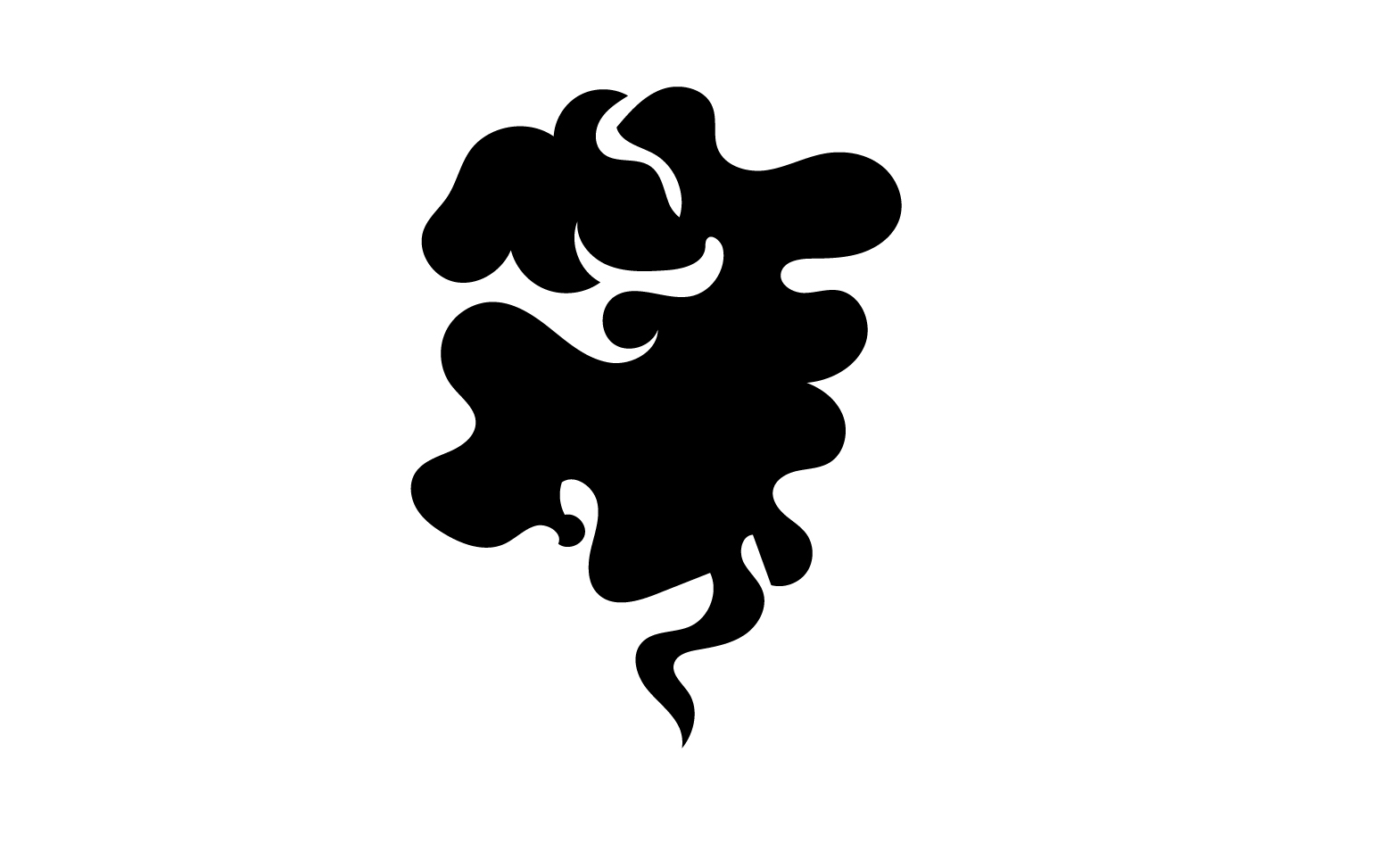 Smoke vape logo icon template design element v7