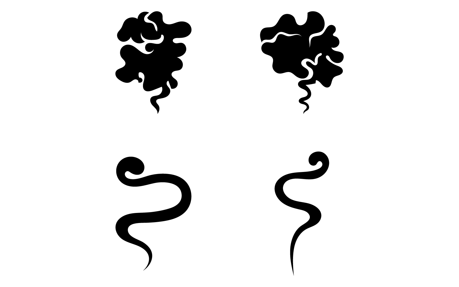 Smoke vape logo icon template design element v27