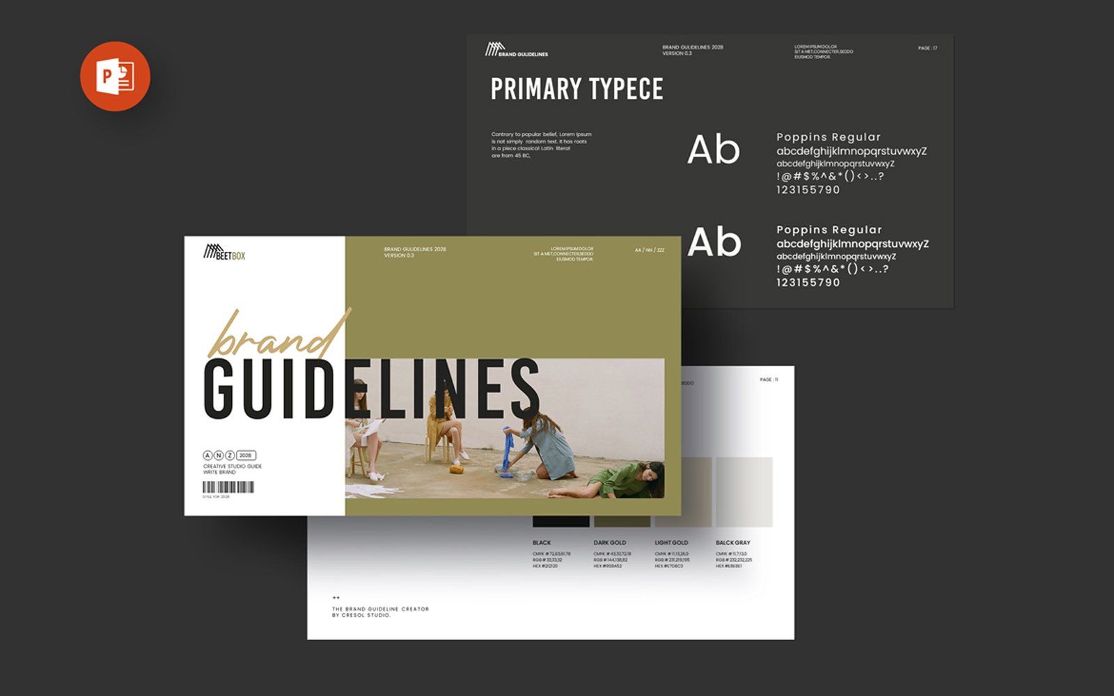 Brand Guidelines Layout Presentation Template