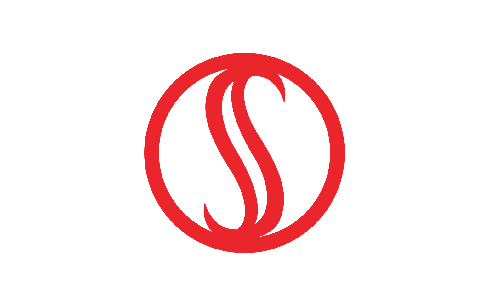 Business letter s initial logo v5