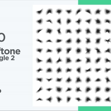 Halftone Abstract Vectors Templates 346550