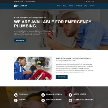 Clean Cleaning Responsive Website Templates 346797