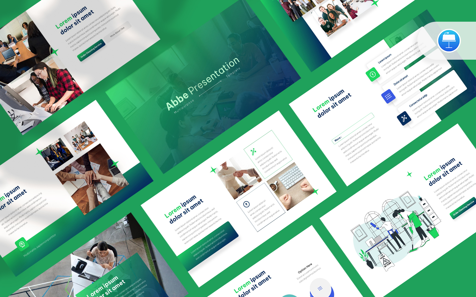 Abbe Multipurpose Business Keynote Template