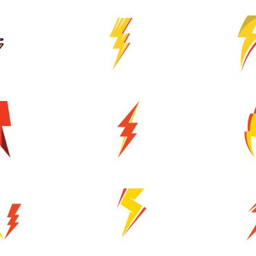 Lightning Sign Logo Templates 346949