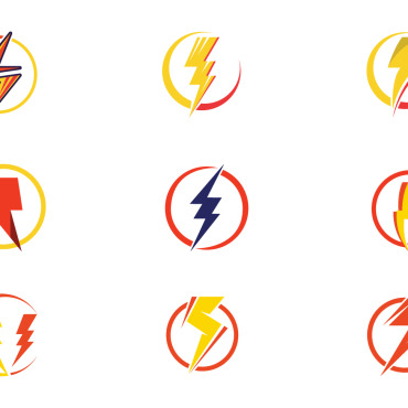 Lightning Sign Logo Templates 346950