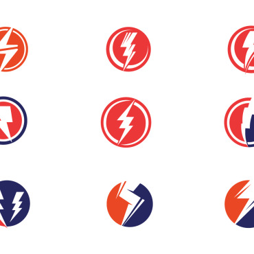 Lightning Sign Logo Templates 346951