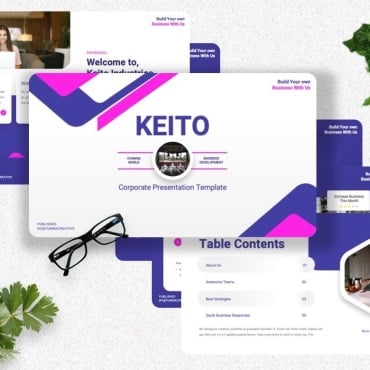 Business Clean Keynote Templates 347055