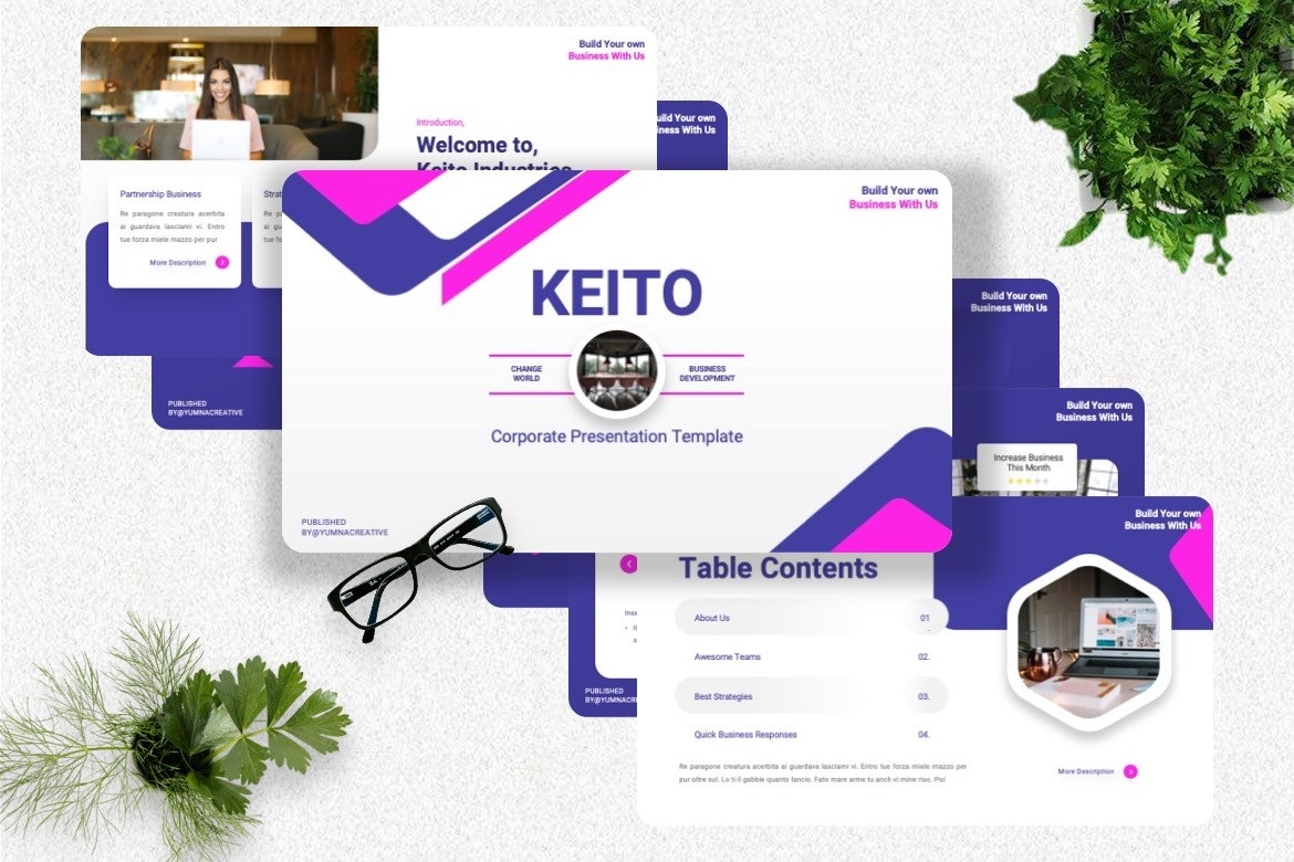 Keito - Corporate Keynote Template