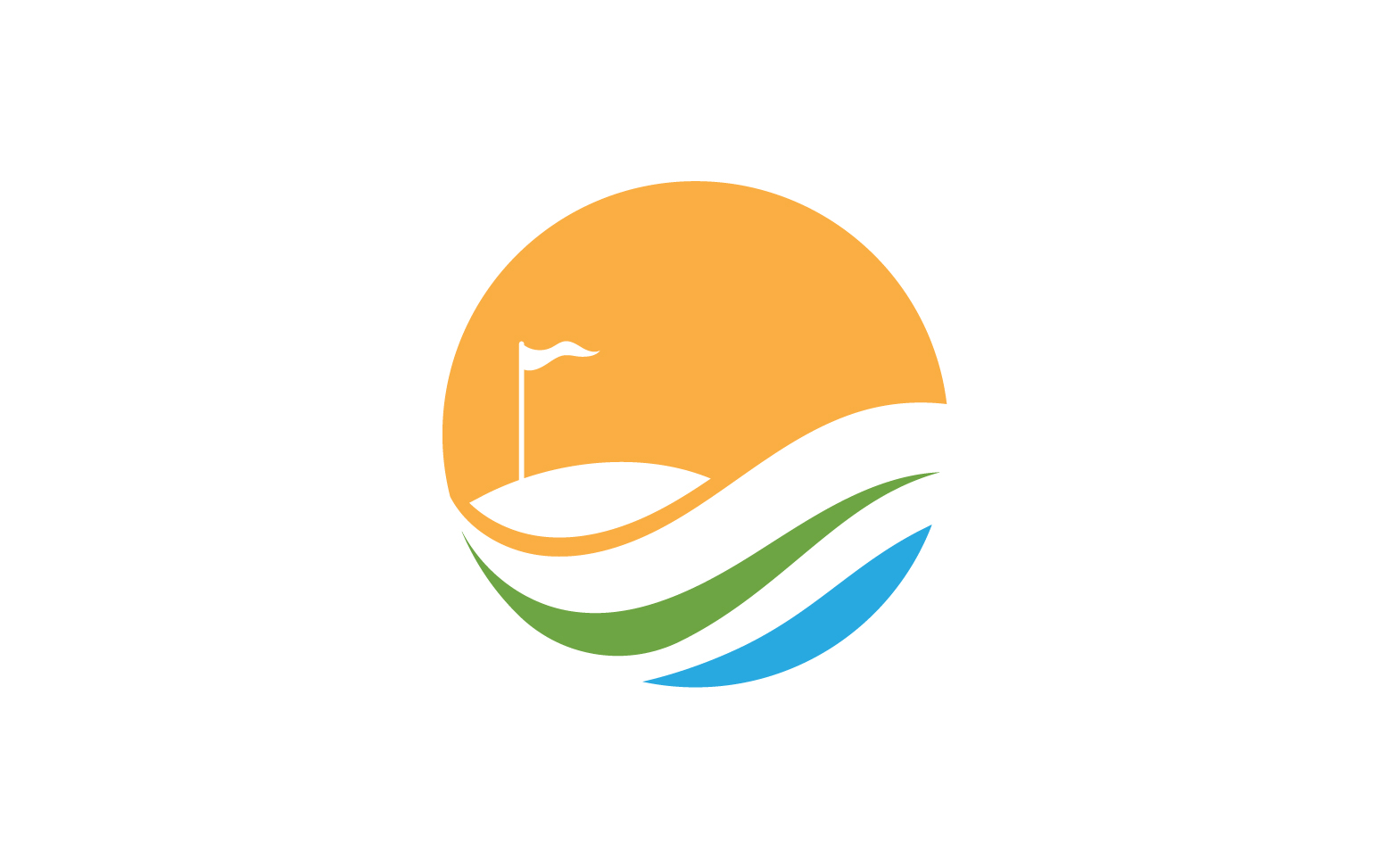 Golf icon logo sport vector v23