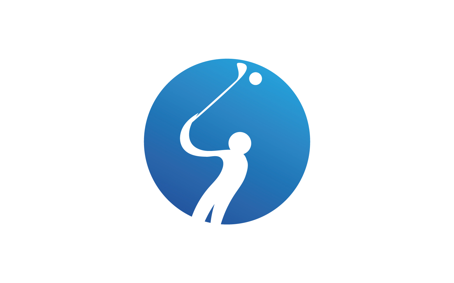 Golf icon logo sport vector v29