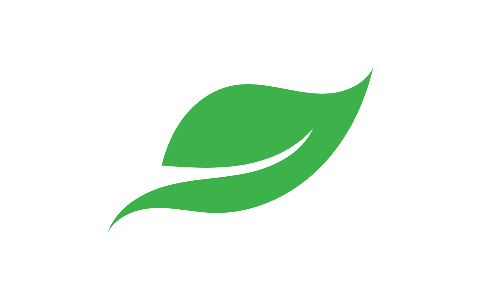 Clover leaf green element icon logo vector v12