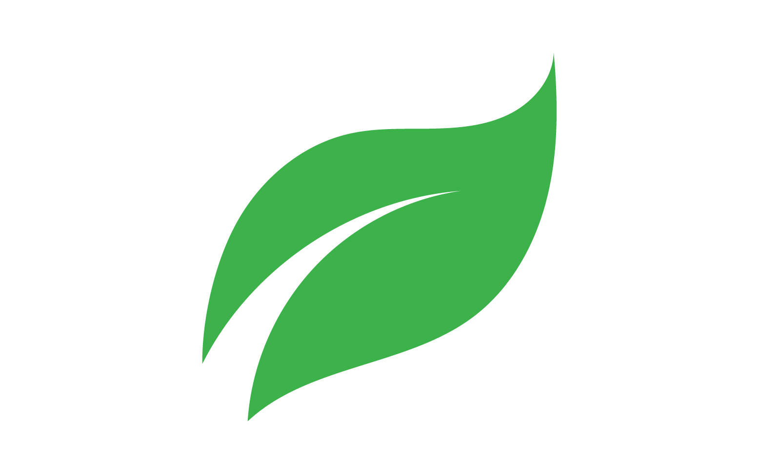 Clover leaf green element icon logo vector v14