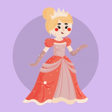 Princess Dress Illustrations Templates 347284