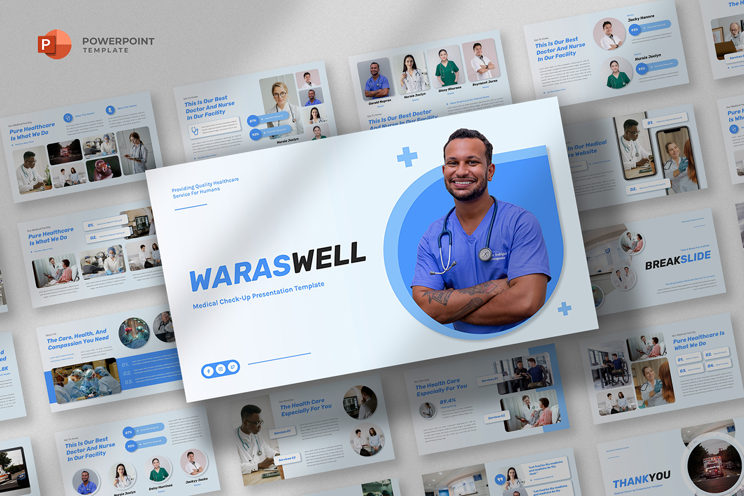 Waraswell - Medical & Healthcare Powerpoint Template