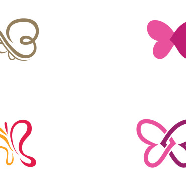 Vector Butterfly Logo Templates 347385