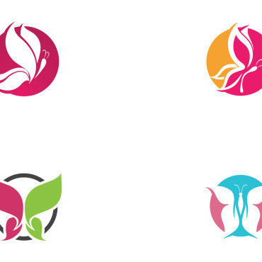 Vector Butterfly Logo Templates 347411