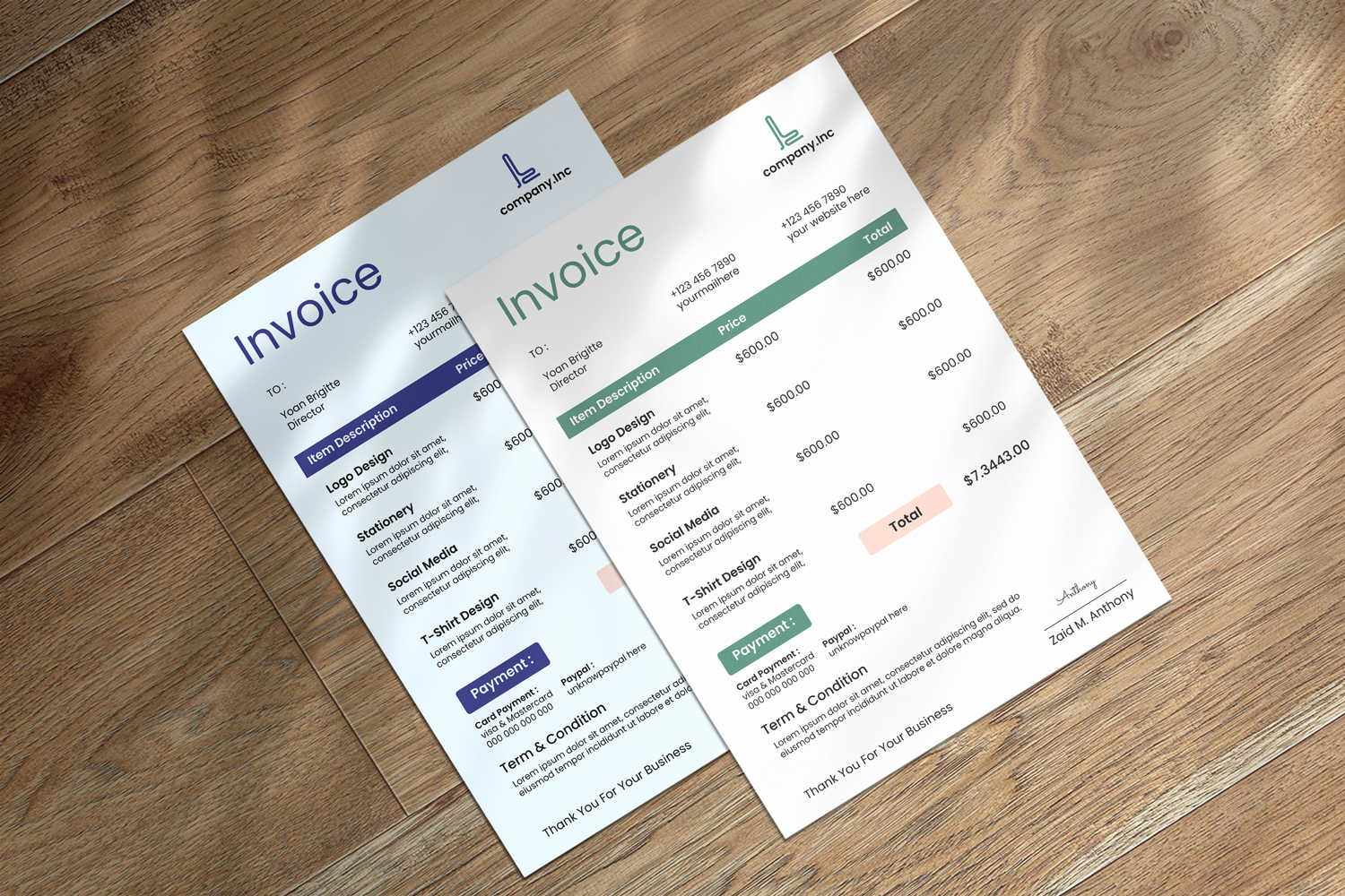 A Simple, Modern & Practical Invoice Template