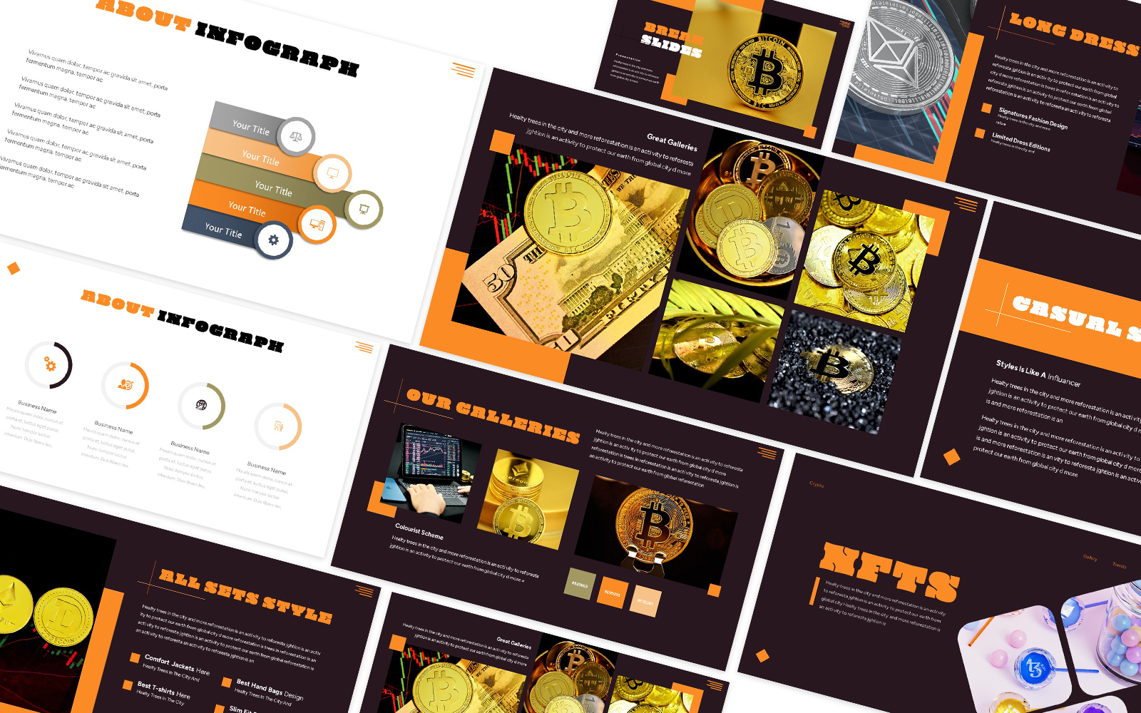 Nfts Crypto Art Revolution Powerpoint Template