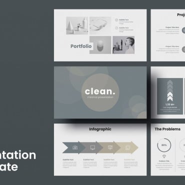 Business Clean PowerPoint Templates 347608