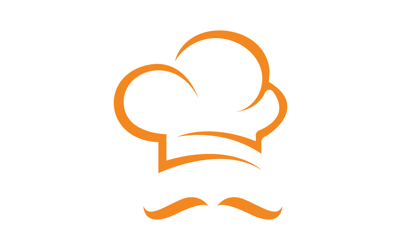 Hat chef logo restaurant logo