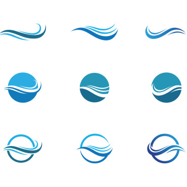 Wave Abstract Logo Templates 347827