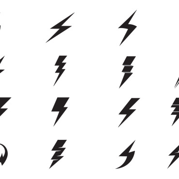 Lightning Icon Logo Templates 347883