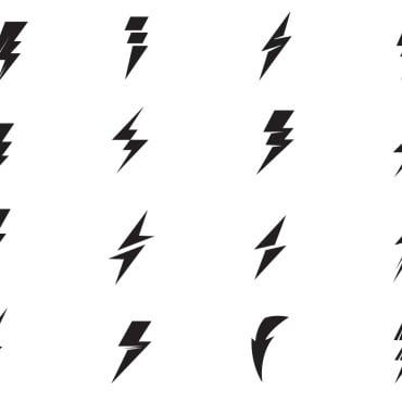 Lightning Icon Logo Templates 347884