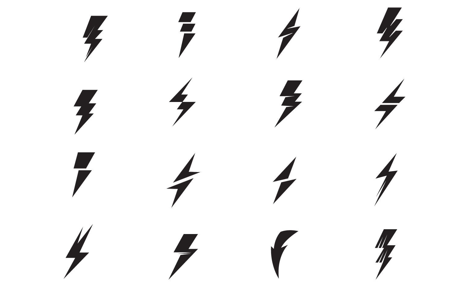 Thunderbolt flash lightning faster logo v67