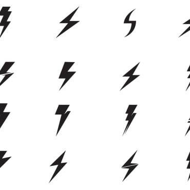 Lightning Icon Logo Templates 347885