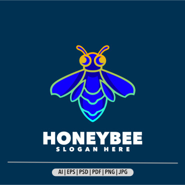 Honeycomb Line Logo Templates 347954
