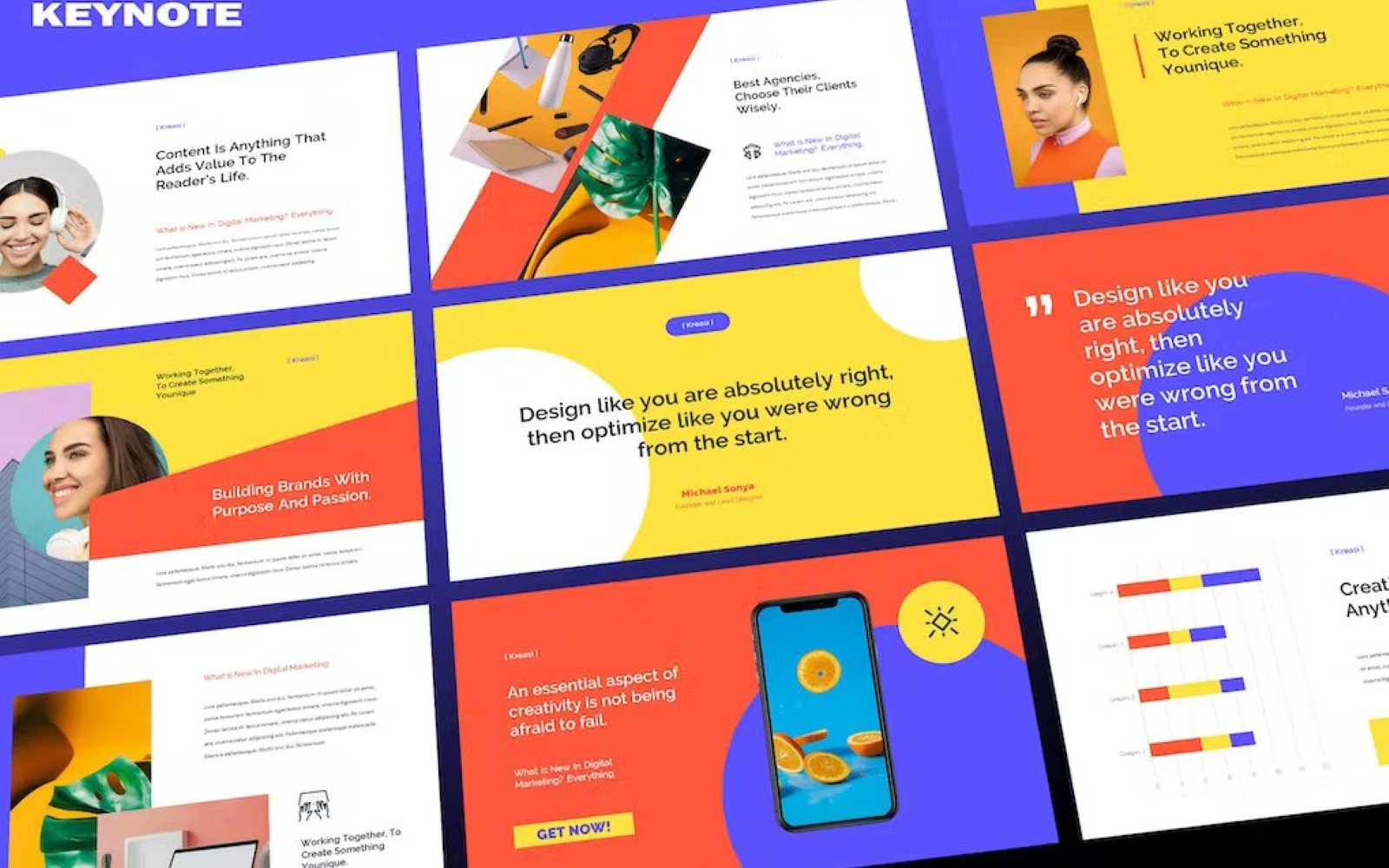 Kreasi - Digital Marketing Keynote Template