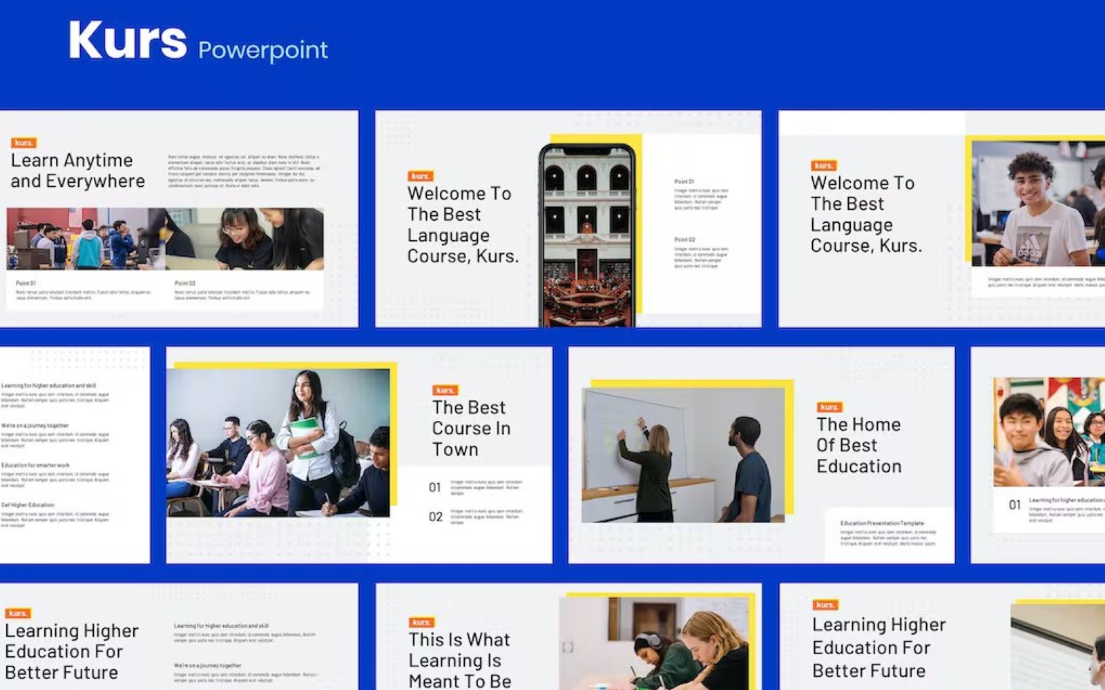 Kurs - Education Template Powerpoint