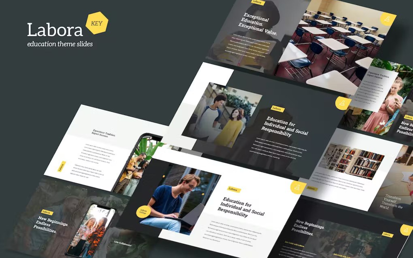 Labora - Education Theme Keynote Template