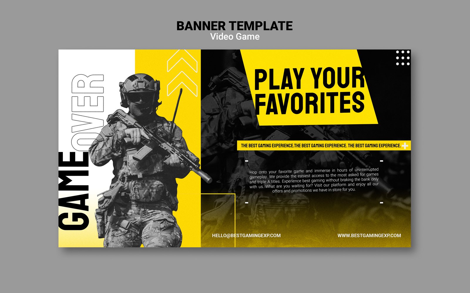 Game Banner Template