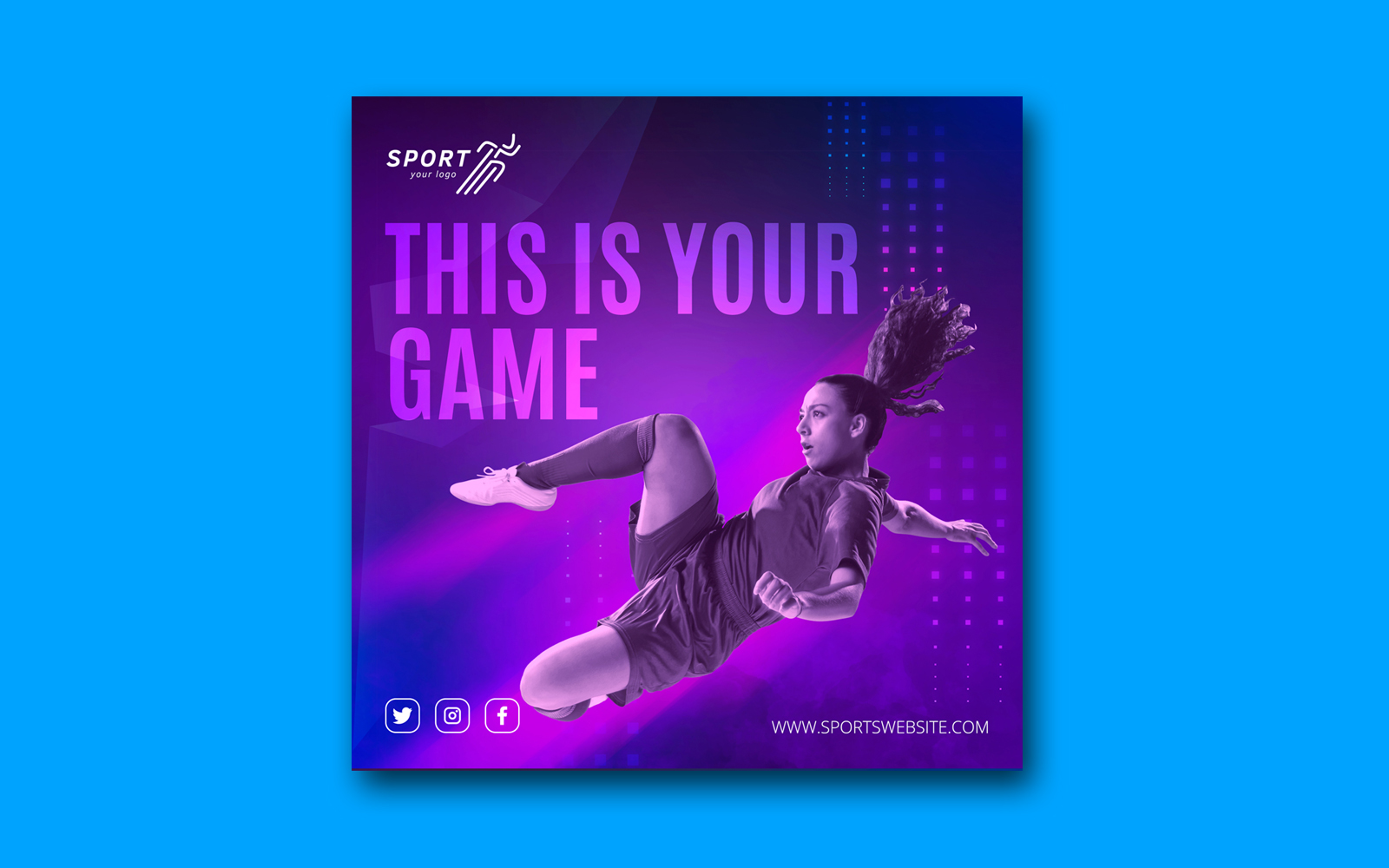 Gradient Sports Social Media Template