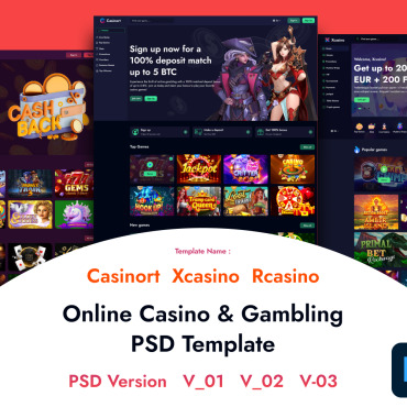 Casino Dice PSD Templates 348076