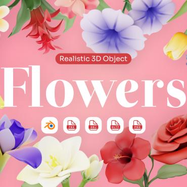 <a class=ContentLinkGreen href=/fr/3d-modeles.html>3D Modles</a></font> fleurs rose 348092