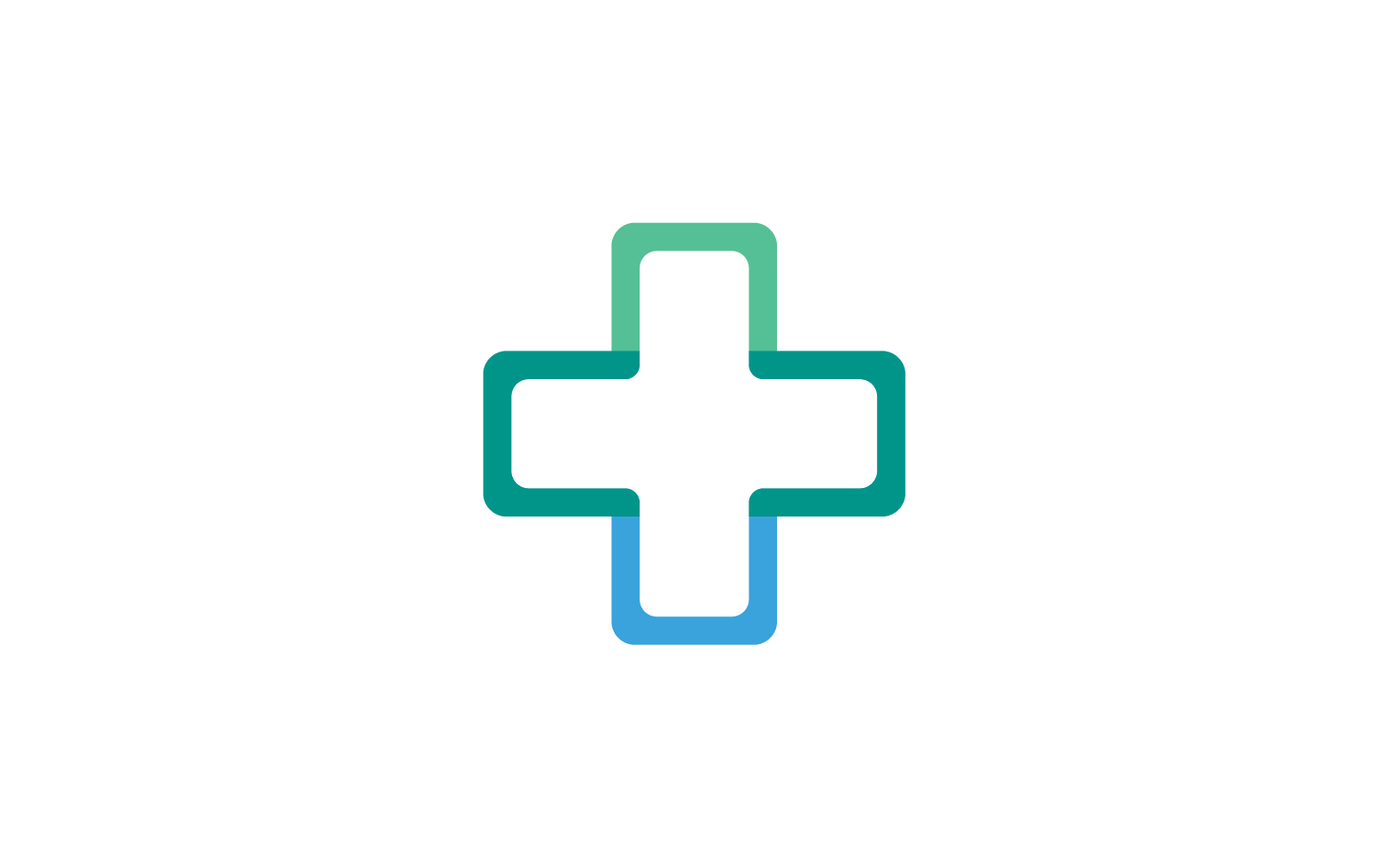 Medical cross hospital logo vector v2