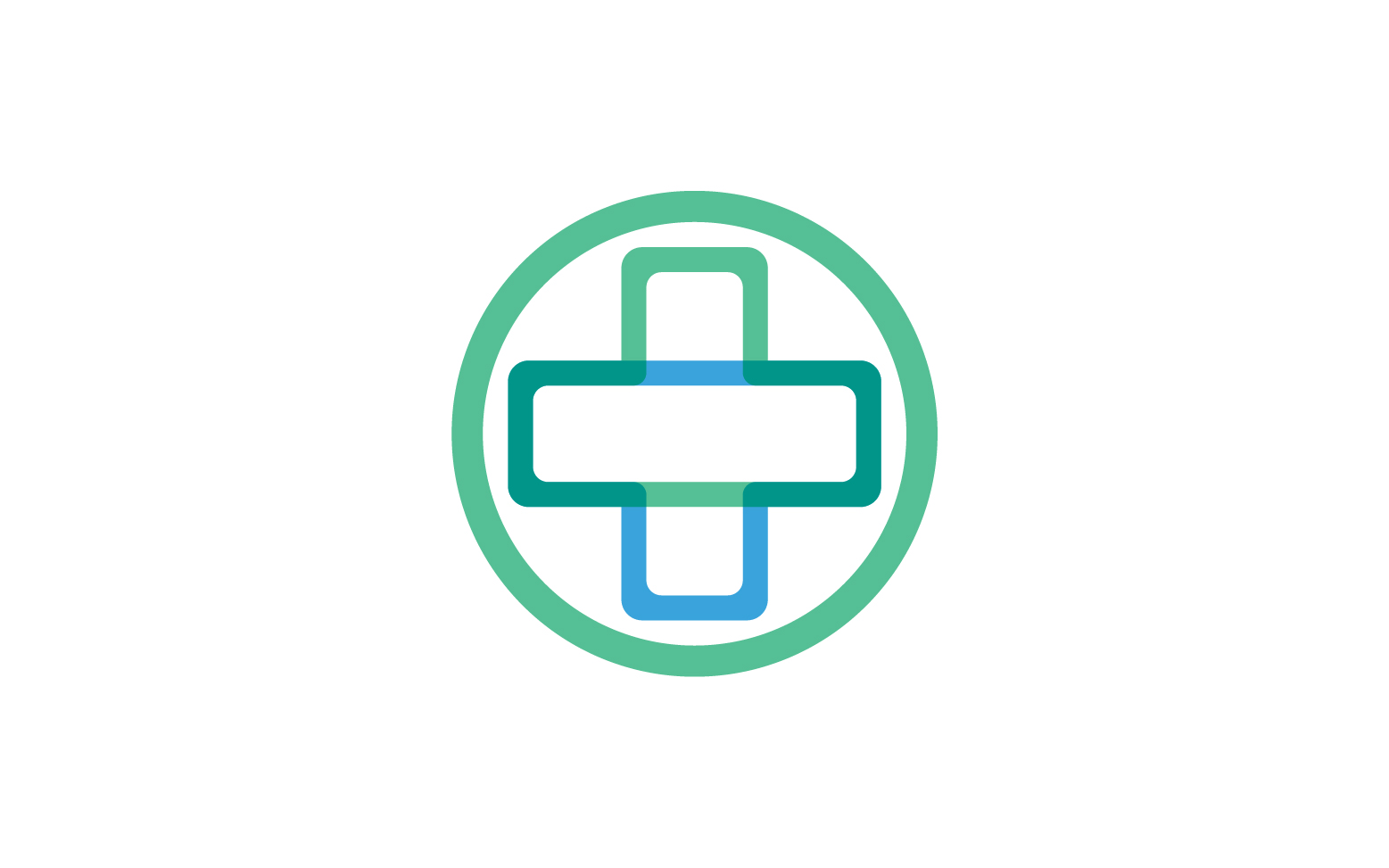 Medical cross hospital logo vector v6