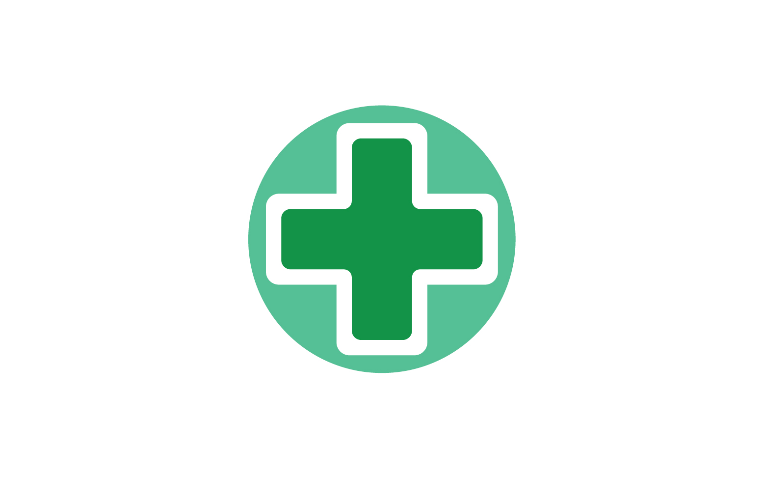 Medical cross hospital logo vector v8