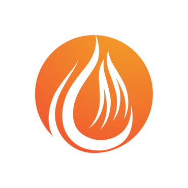 Letter Fire Logo Templates 348183