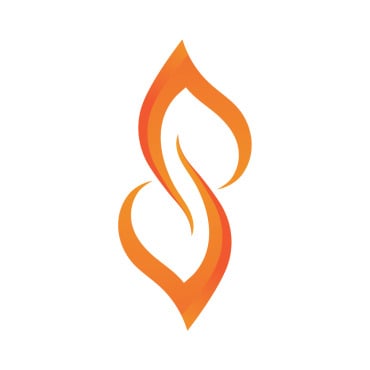 Letter Fire Logo Templates 348186