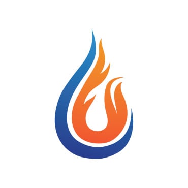 Letter Fire Logo Templates 348189